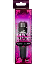 Load image into Gallery viewer, Black Magic Pocket Rocket Velvet Touch Waterproof 4.2 Inch Black