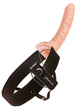 Load image into Gallery viewer, Fetish Fantasy Series Vibrating Hollow Strap On Flesh 10 Inch
