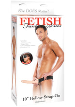 Load image into Gallery viewer, Fetish Fantasy Series Hollow Strap On Flesh 10 Inch