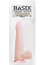 Load image into Gallery viewer, Basix Rubber Works 7.5 Inch Dong With Suction Cup Flesh