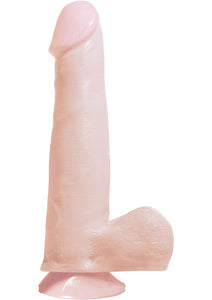 Basix Rubber Works 7.5 Inch Dong With Suction Cup Flesh