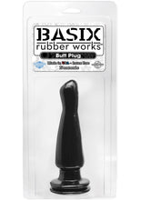 Load image into Gallery viewer, Basix Rubber Works Butt Plug 5.5 Inch Waterproof Black