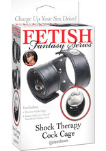 Load image into Gallery viewer, Fetish Fantasy Shock Therapy Cock Cage Black