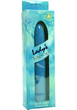 Load image into Gallery viewer, LADYS MOOD 7 INCH PLASTIC VIBRATOR BLUE