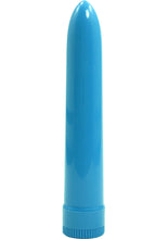 Load image into Gallery viewer, LADYS MOOD 7 INCH PLASTIC VIBRATOR BLUE