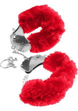 Load image into Gallery viewer, Fetish Fantasy Series Furry Cuffs Red