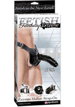 Load image into Gallery viewer, Fetish Fantasy Extreme Hollow Strap On 10 Inch Black