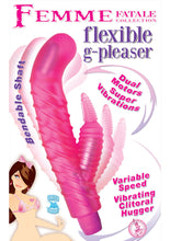 Load image into Gallery viewer, Femme Fatale Collection Flexible G Pleaser Multispeed Waterproof Pink