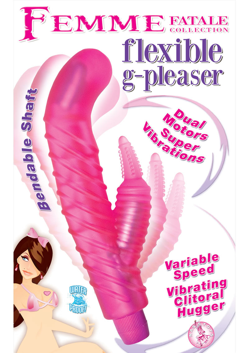 Femme Fatale Collection Flexible G Pleaser Multispeed Waterproof Pink
