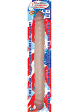 Load image into Gallery viewer, Real Skin All American Whoppers Double Dong 18 Inch Waterproof Flesh