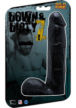 Load image into Gallery viewer, Wildfire Down And Dirty 7 Inch Dong Waterproof Black