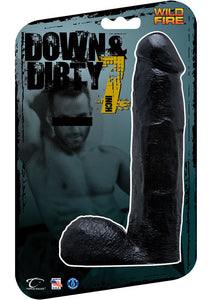 Wildfire Down And Dirty 7 Inch Dong Waterproof Black