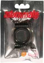 Load image into Gallery viewer, Adammale Toys Cock Combo Vibrating Ring Black