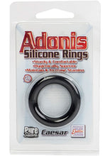 Load image into Gallery viewer, Adonis Silicone Rings Ceasar Black