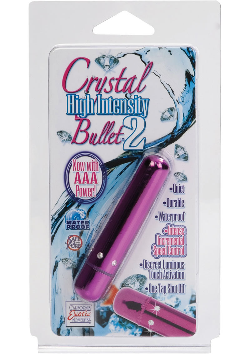 Crystal High Intesity Bullet 2 Waterproof Pink