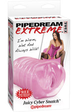 Load image into Gallery viewer, Pipedream Extreme Juicy Cyber Snatch Masturbator Pink