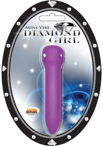 Diamond Girl Mini Vibe Waterproof Purple