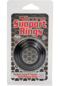 Silicone Support Rings Medium Large And Extra Large Black