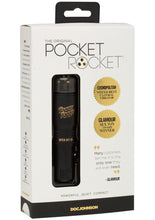 Load image into Gallery viewer, Pocket Rocket Limited Edition Mini Massager Velvet Touch Black