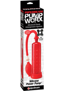 Pump Worx Silicone Power Pump Red