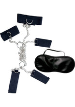 Load image into Gallery viewer, Dominant Submissive 4 Cuffs And Collar Black
