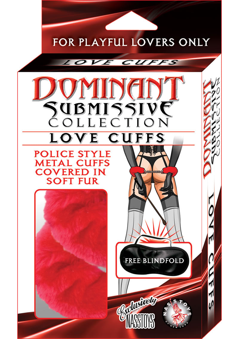 Dominant Submissive Love Cuffs Red