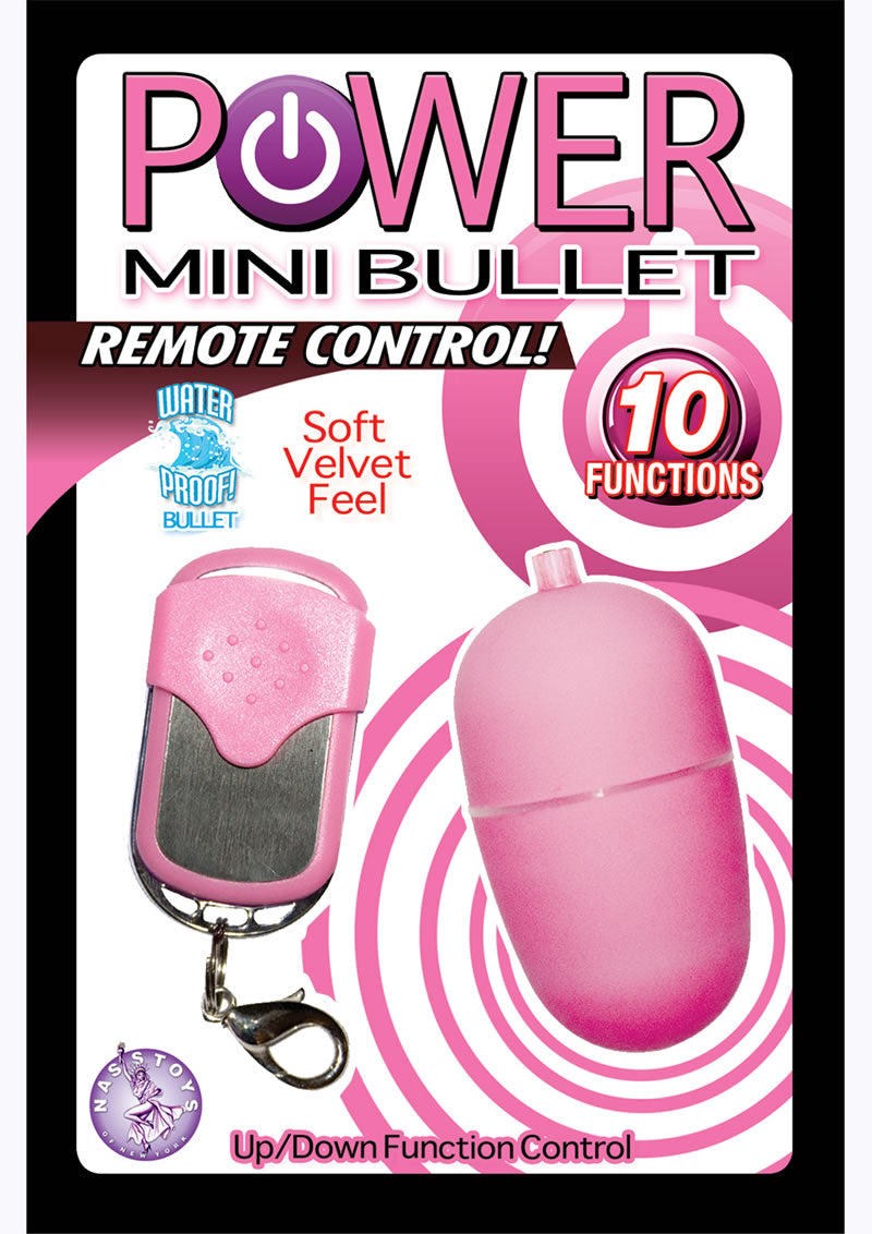 Power Mini Bullet Remote Control Waterproof 2.25 Inch Pink