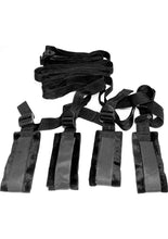 Load image into Gallery viewer, Sex And Mischief Bed Bondage Restraint Kit Black