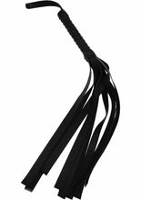 Load image into Gallery viewer, Sex and Mischief Faux Leather Flogger Black