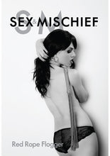 Load image into Gallery viewer, Sex and Mischief Red Rope Flogger