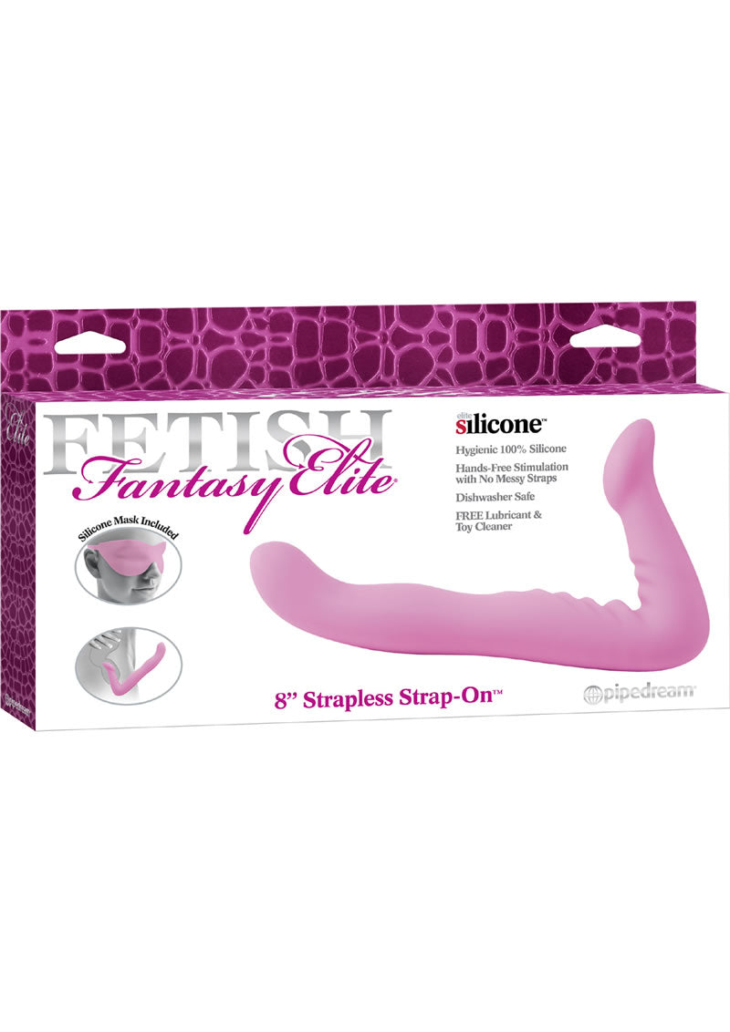 Fetish Fantasy Elite 8 Inch Strapless Strap On Silicone Pink