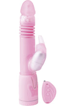 Load image into Gallery viewer, Remote Control Thrusting Rabbit Pearl Vibrator 10.25 Inch Pink