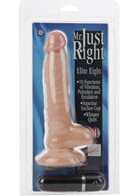 Load image into Gallery viewer, Mr Just Right Elite Eight Dong Vibrator 8.5 Inch Ivory