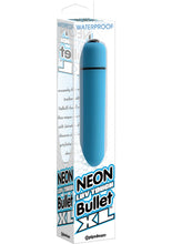 Load image into Gallery viewer, Neon Luv touch Bullet XL Waterproof 3.25 Inch Blue