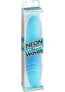 Neon Luv Touch Waves Vibe Waterproof 5.5 Inch Blue