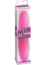 Load image into Gallery viewer, Neon Luv Touch Waves Vibe Waterproof 5.5 Inch Pink