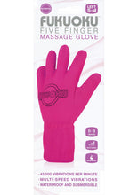 Load image into Gallery viewer, Fukuoku 5 Finger Massage Glove Left Hand Waterproof Pink