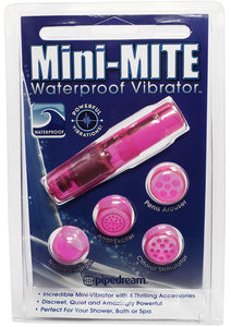 Mini Mite Vibrator Waterproof 3.75 Inch Pink