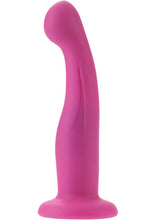 Load image into Gallery viewer, Silicone Love Rider G Kiss Dong Pink 6 Inches