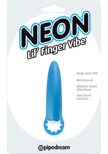 Load image into Gallery viewer, Neon Lil Finger Vibe Waterproof Blue