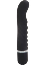 Load image into Gallery viewer, 10 Function Chrisma Swirly Velvet Cote Massager Waterproof Black 3.75 Inch