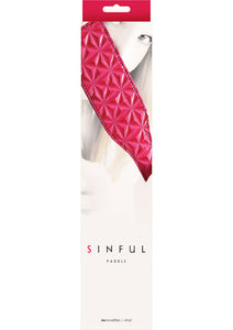 Sinful Vinyl Paddle Pink