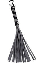 Load image into Gallery viewer, First Time Fetish Flogger 11 Inch Black And Grey