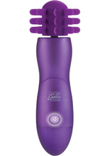 Load image into Gallery viewer, Body and Soul Captivation Silicone Rotating Massager Purple 7.5 Inch