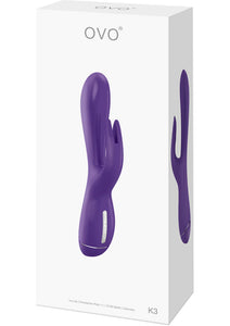 Ovo K3 Silicone Rabbit Waterproof Lilac And Chrome