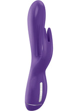 Load image into Gallery viewer, Ovo K3 Silicone Rabbit Waterproof Lilac And Chrome