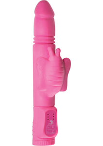 Deep Stroker Butterfly Vibrator Waterproof Pink