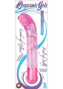 Orgasmic Gels Magic G Spot Vibrator Waterproof Pink 6.5 Inch