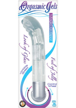 Load image into Gallery viewer, Orgasmic Gels Magic G Spot Vibrator Waterproof Clear 6.5 Inch