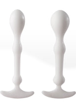 Load image into Gallery viewer, Peridise Set Unisex Anal Stimulators White 2 Each